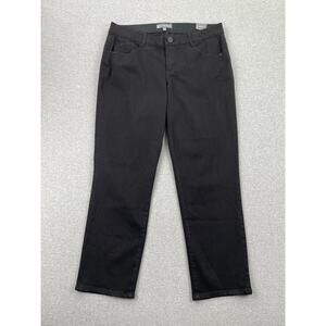 Wit & Wisdom Jeans 18W Black AbSolution Sawyer Mid-Rise Straight Leg Stretch
